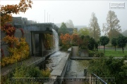 Großer Wasserfall am Hubland Campus Sued